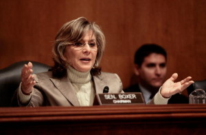 U.S. Senator Barbara Boxer and U.S. Representative Elijah Cummings Introduce Historic $180 Million Authorization Bill